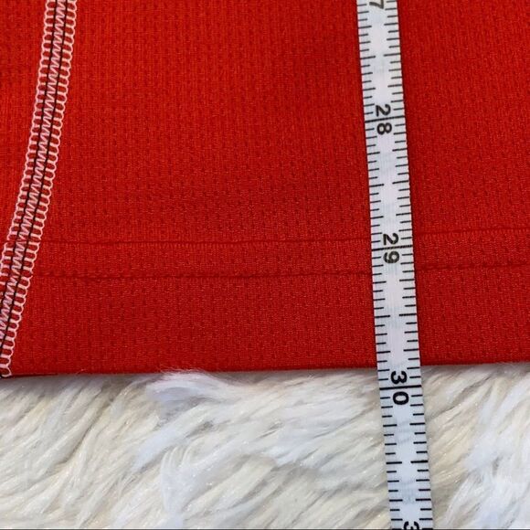 NBA TX 3 Cool Red Chicago Bull’s V-Neck Shirt Size Large - Picture 9 of 10